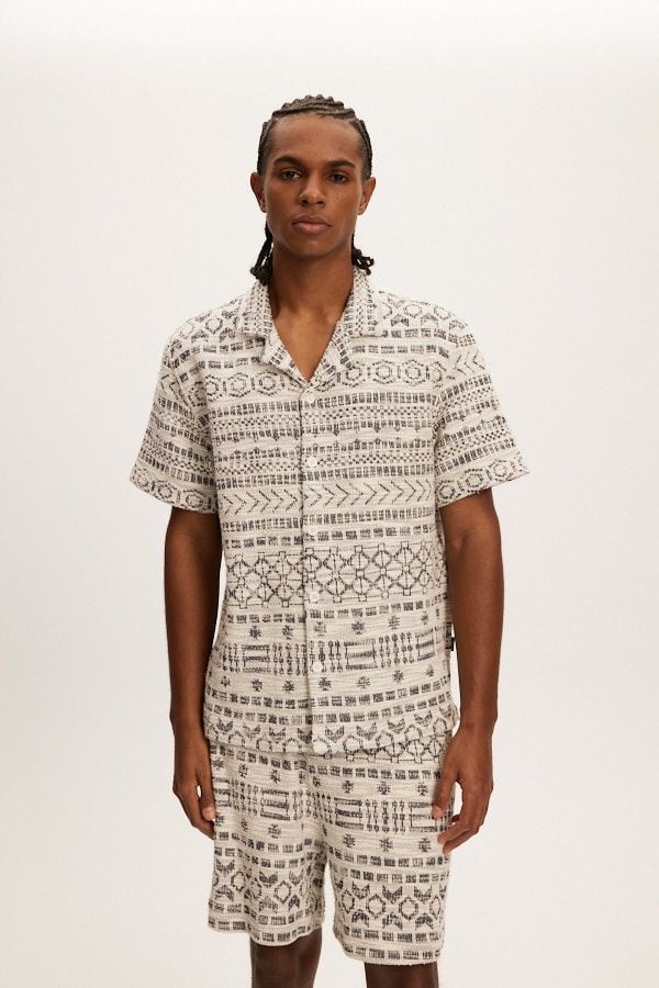 Kuwalla Jacquard Tribal Shirt