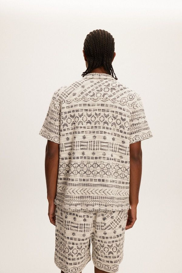 Kuwalla Jacquard Tribal Shirt