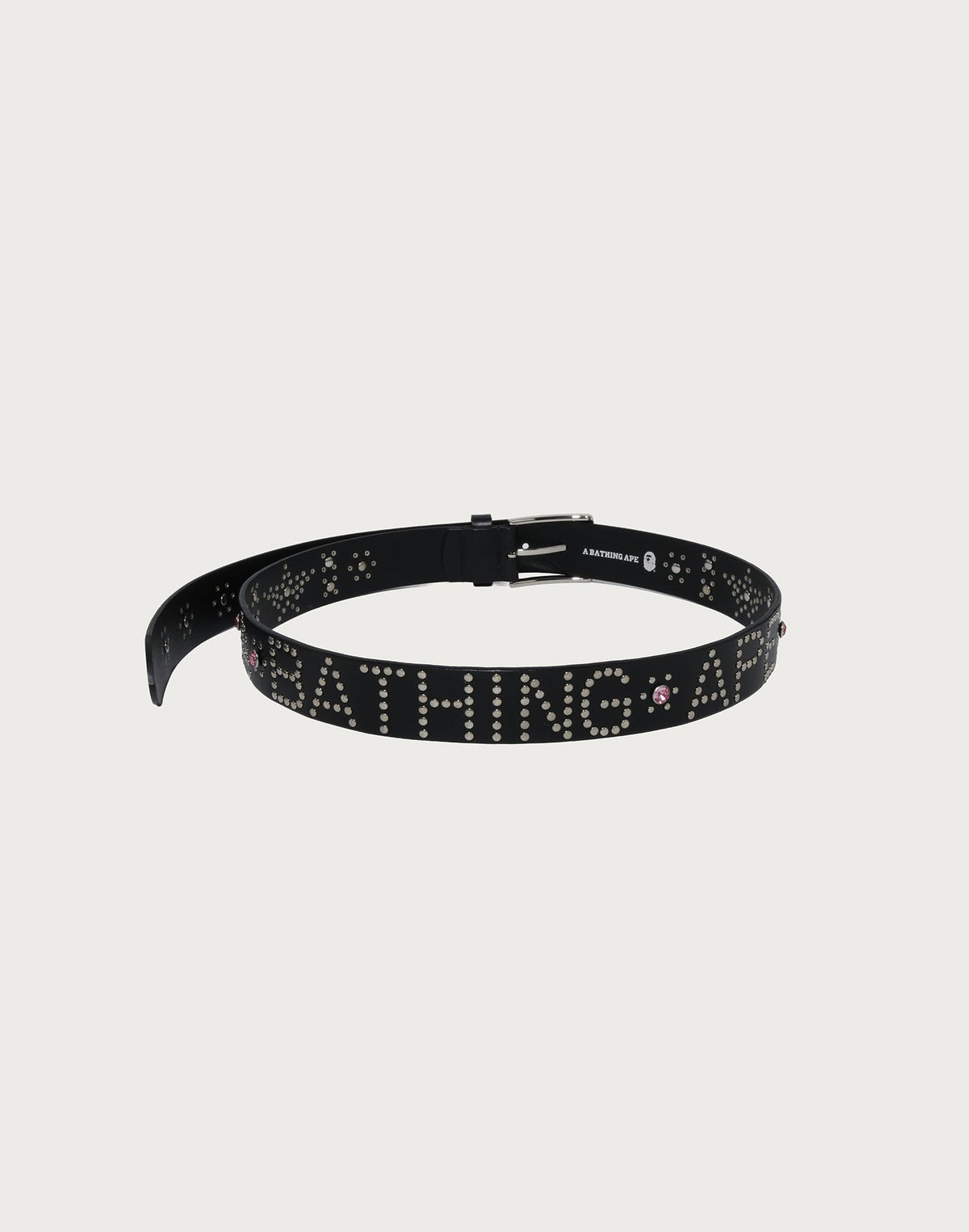 MULTI LOGO LEATHER BELT LADIES