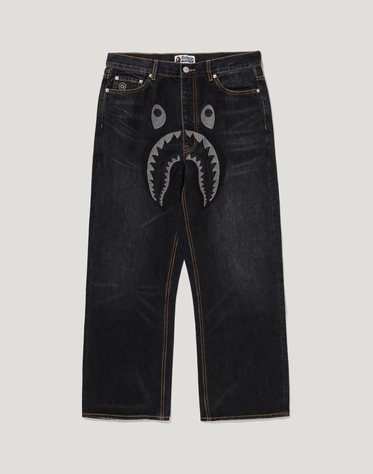 SHARK RELAXED FIT DENIM PANTS MENS