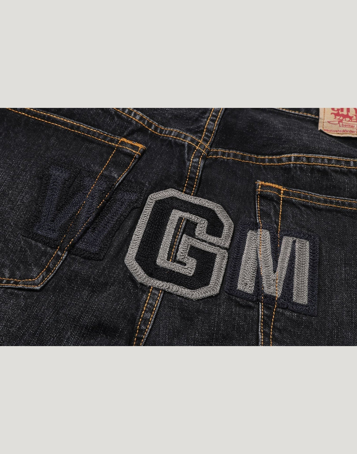 SHARK RELAXED FIT DENIM PANTS MENS