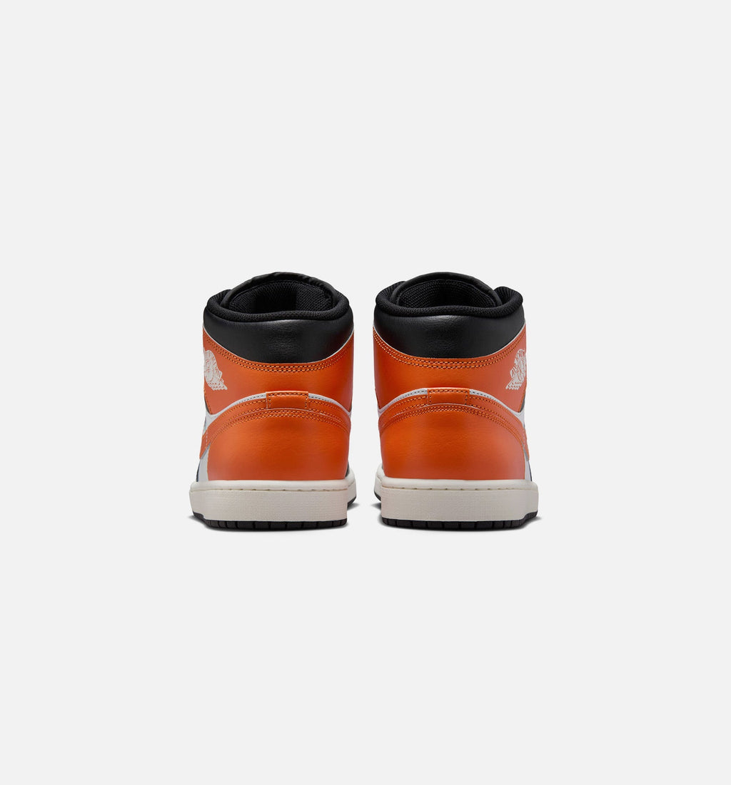 Air Jordan 1 Mid Men's Lifestyle Shoe – Starfish/White/Sail/Black