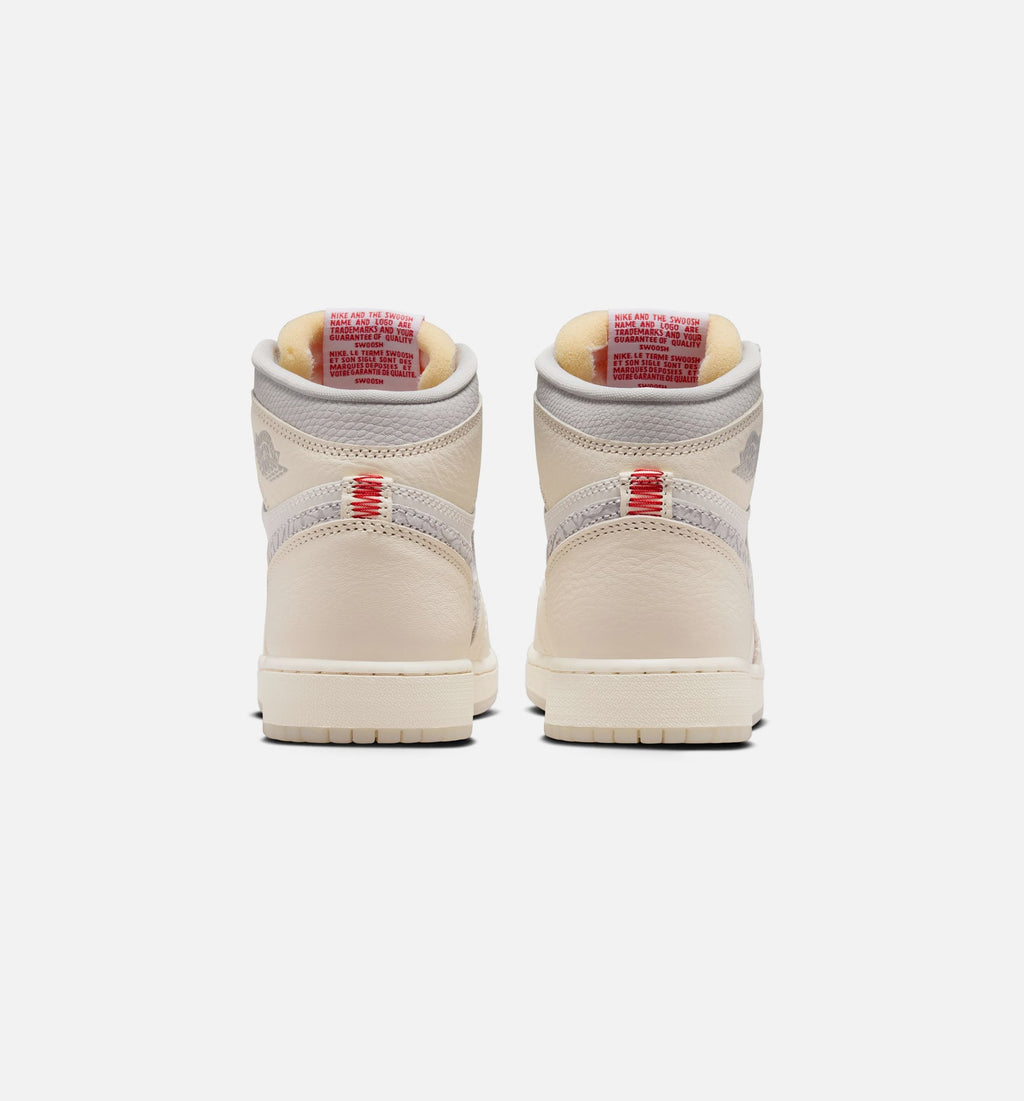 Air Jordan 1 Retro High OG Sail | Grade School Lifestyle Shoe | Sail/Varsity Red/Light Ivory/Coconut Milk/Phantom
