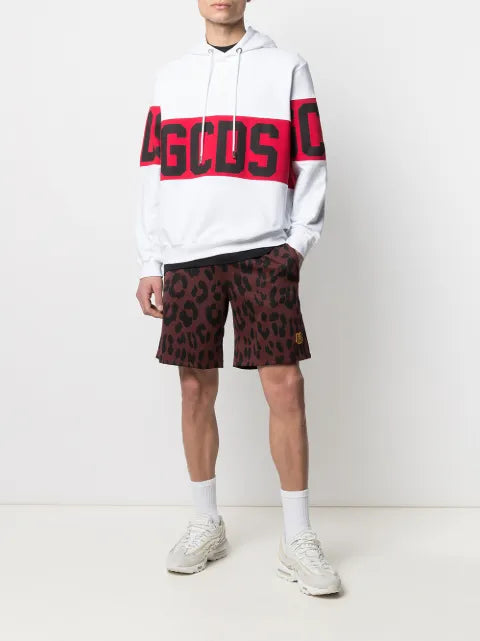 GCDS logo print hoodie