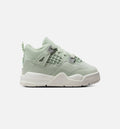Air Jordan 4 Retro Abundance | Infant/Toddler Lifestyle Shoe | Sea Glass/Sail/Metallic Silver