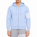 Unisex Four-Bar Hooded Jacket | Thom Browne