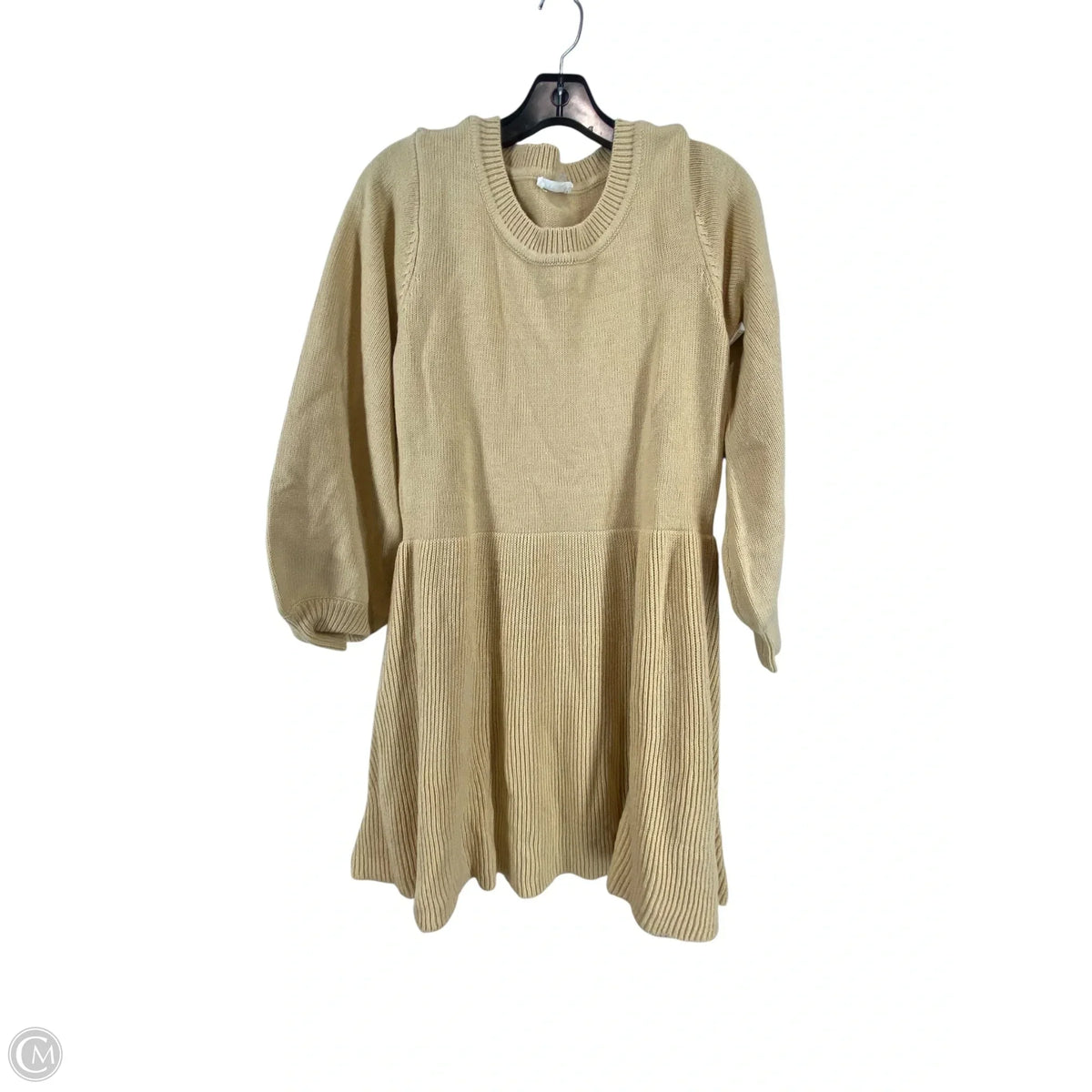 Dress Sweater By Sugar Lips In Brown, Size: L