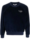 Sporty & Rich logo-embroidered long-sleeve sweatshirt