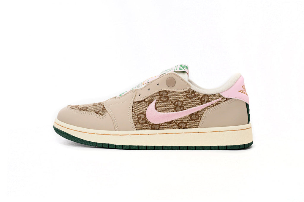Air Jordan 1 Low Gucci Powder Reps Sneaker AV3918-398
