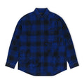 BLUE PLAID FLANNEL LS SHIRT