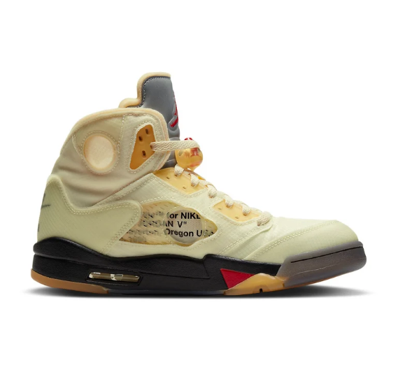 Air Jordan 5 x Off-White SP 'Sail' DH8565-100