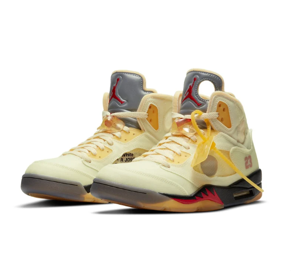 Air Jordan 5 x Off-White SP 'Sail' DH8565-100