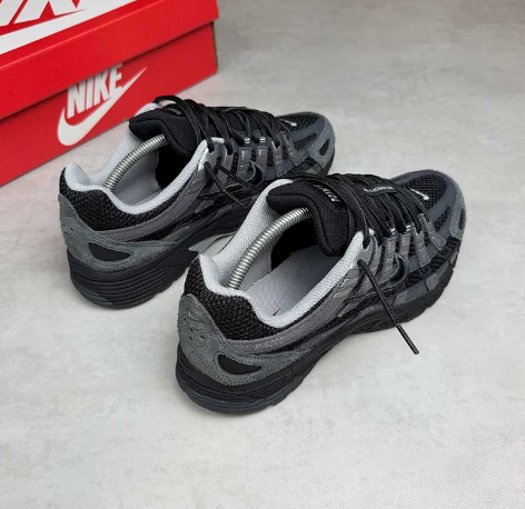 Nike P-6000 'Suede Anthracite/Black/Chrome Metallic Silver'
