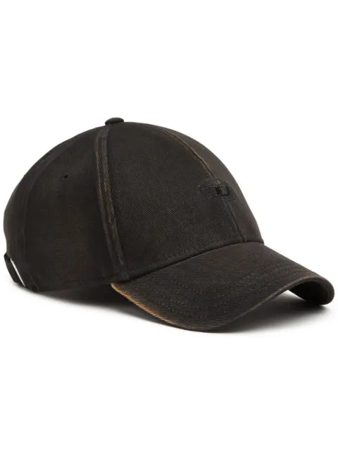 Diesel C-Run-Wash logo-embroidered baseball cap