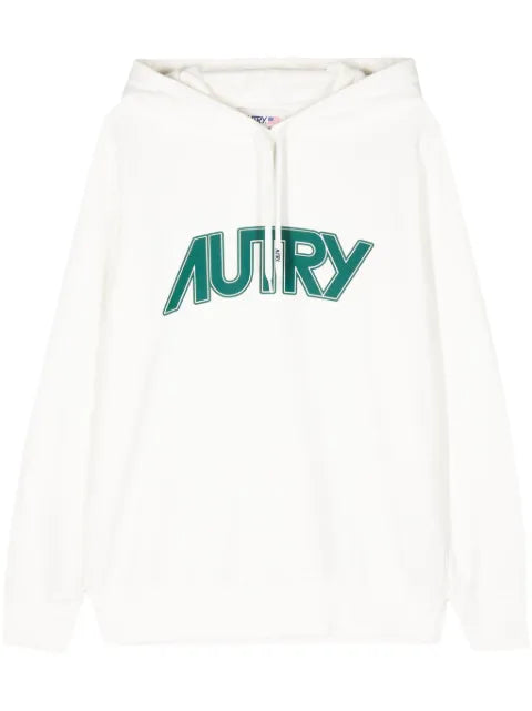 Autry logo-print cotton hoodie