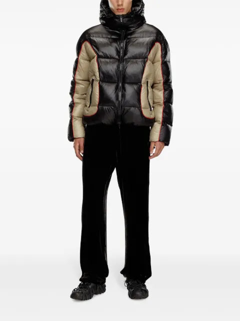 Diesel W-Ostend panelled padded jacket