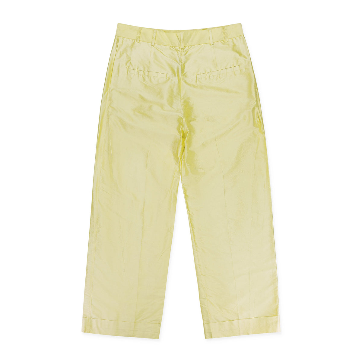 PLEAT YELLOW TROUSER