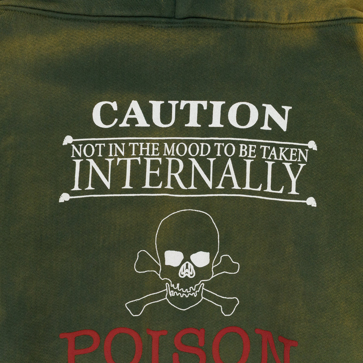 POT GREEN POISON ZIP HOODIE