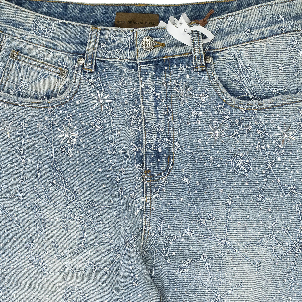 BLUE 20K ZODIAC DIAMOND DENIM