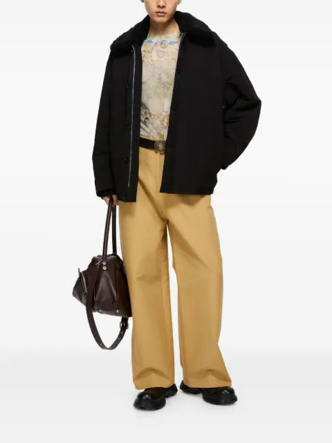 Acne Studios shearling-collar bomber jacket