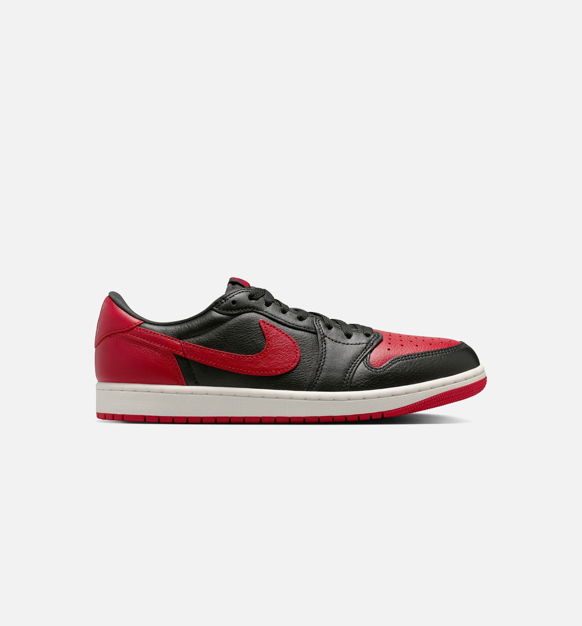 Air Jordan 1 Retro Low OG Mens Lifestyle Shoe - Black/Varsity Red/Summit White