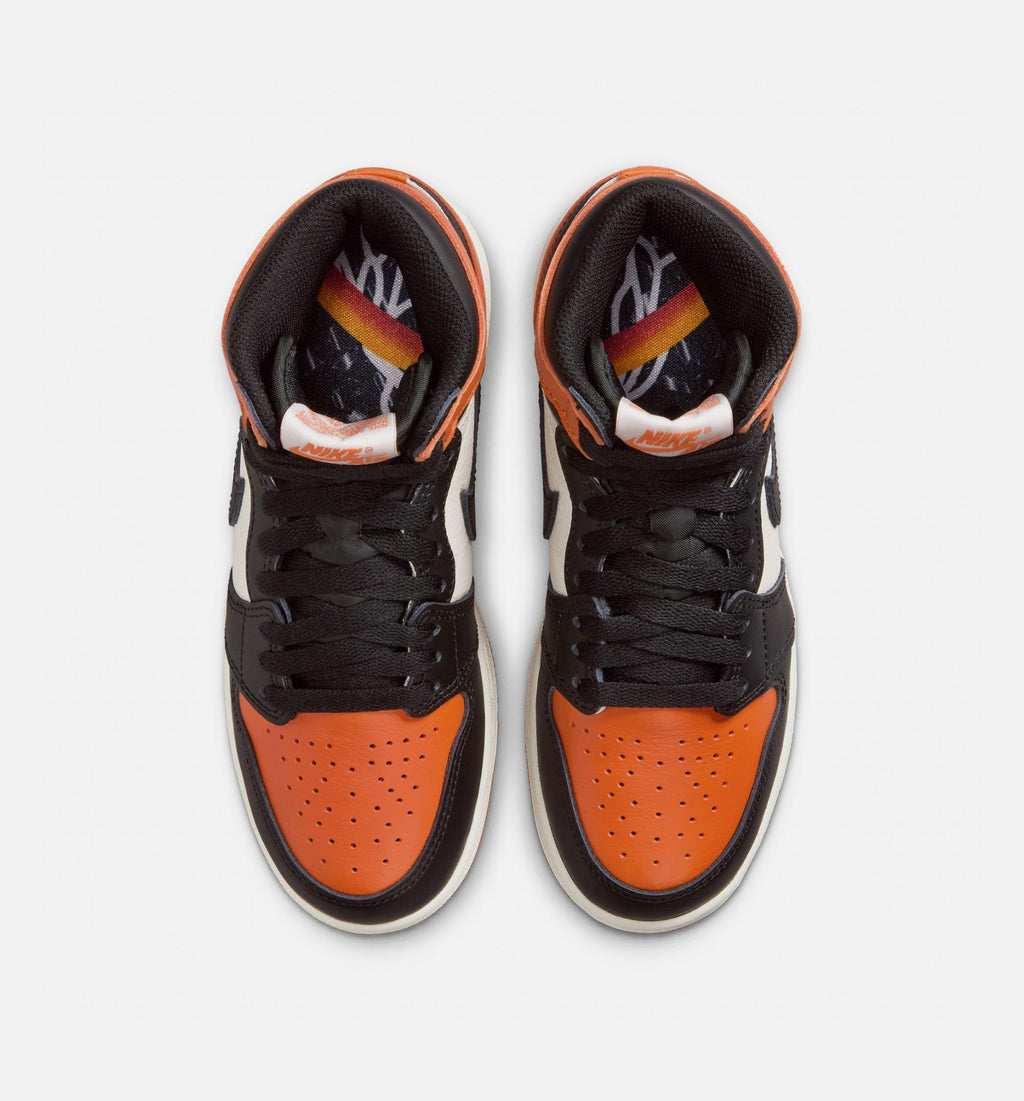 Air Jordan 1 Retro High OG “Shattered Backboard” Grade School High-Top Lifestyle Shoes (GS)