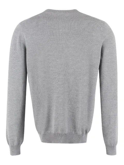 THE (Alphabet) crew-neck wool sweater