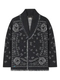 Alanui paisley-jacquard cardigan