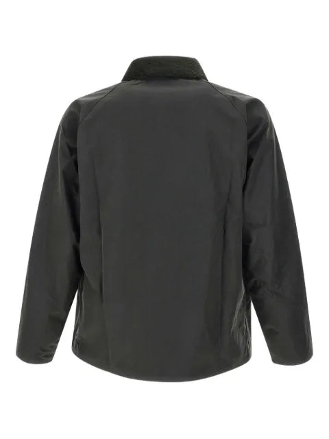 Barbour jacket with corduroy collar