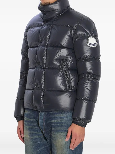Moncler buttoned-up padded jacket