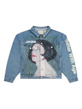 Better with Age  Brandy graphic denim jacket