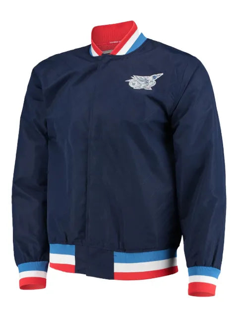 Mitchell & Ness x  Houston Rockets logo-detail jacket