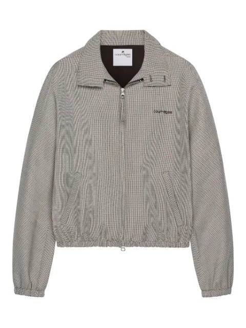 Courrèges zip-up pattern jacket