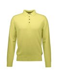 Allude buttoned polo sweater