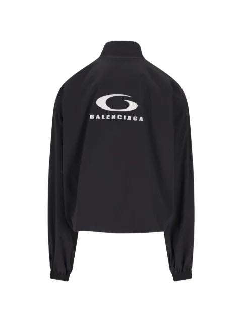 Balenciaga logo zip sweatshirt