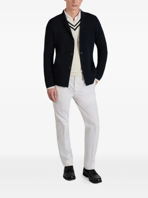 Zanone cotton crepe blazer