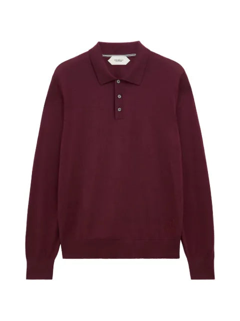 Pringle of Scotland buttoned merino wool sweater