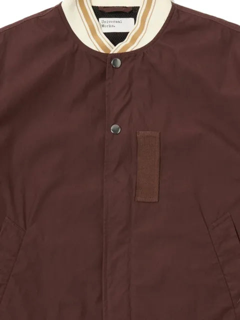 Universal Works NS striped-trim bomber jacket
