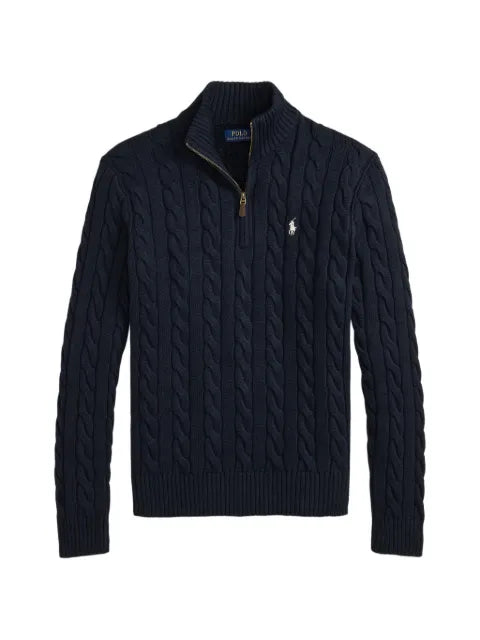 Polo Ralph Lauren half-zip embroidered sweater