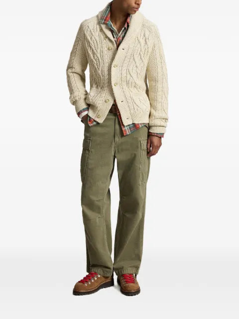 Polo Ralph Lauren cable-knit shawl-collar cardigan