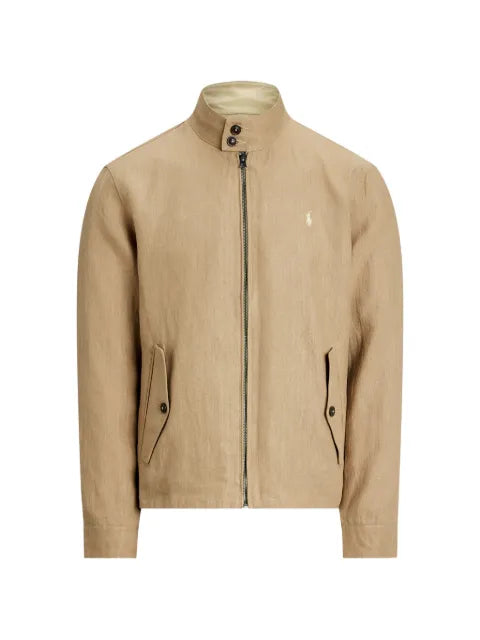 Polo Ralph Lauren logo-embroidered high-neck jacket