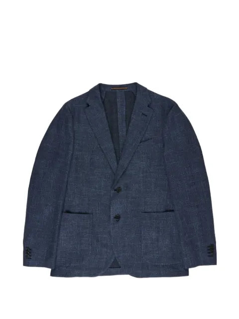 slowear mélange-effect blazer