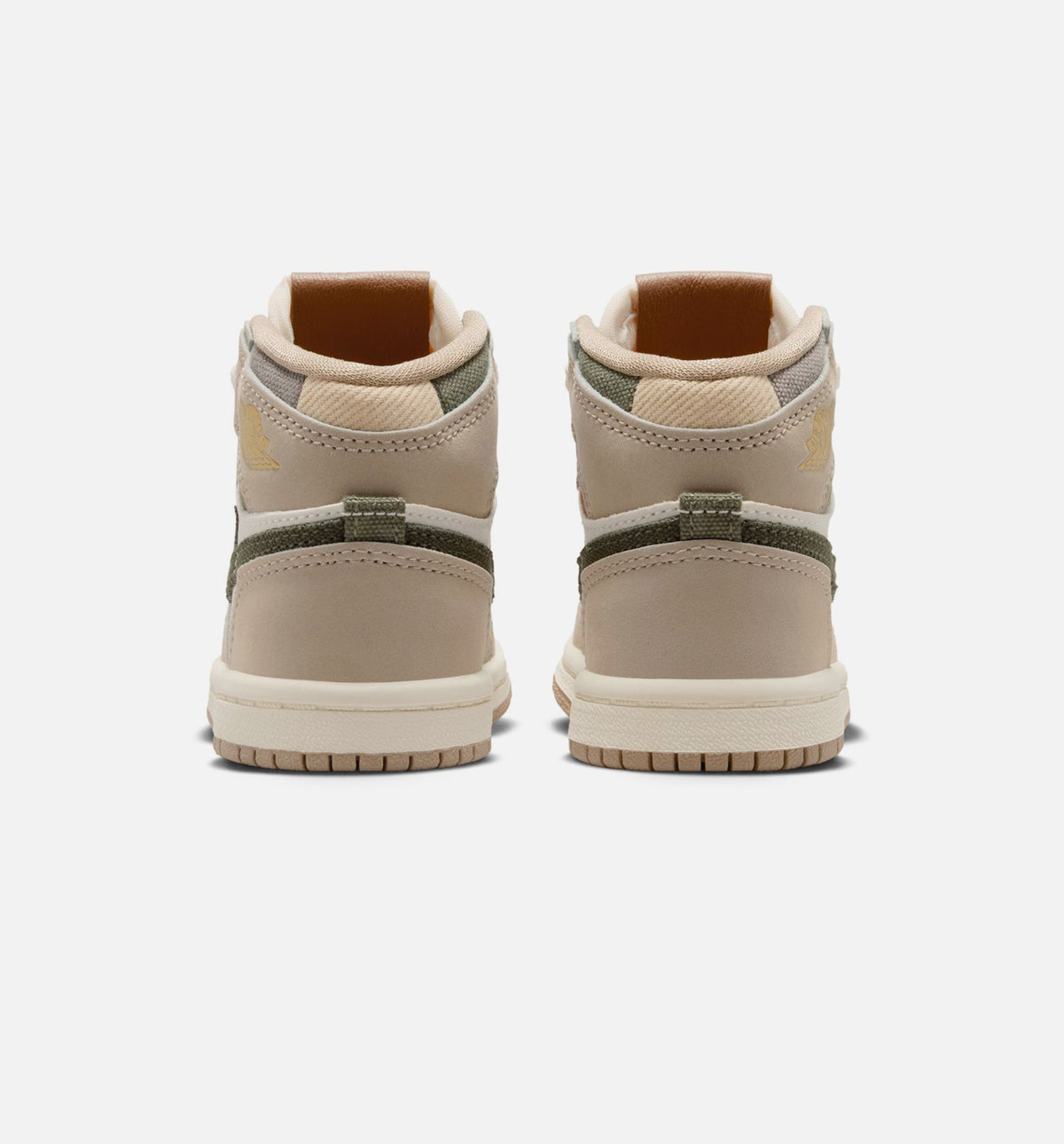 Air Jordan 1 Retro High OG Khaki Infant/Toddler Lifestyle Shoe – Khaki/Sail/Coconut Milk/Cargo Khaki