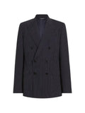 Dolce & Gabbana Martini light double-breasted pinstriped wool jacket