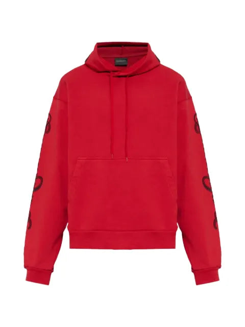Balenciaga logo-print oversized hoodie