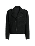 Balmain tweed biker jacket