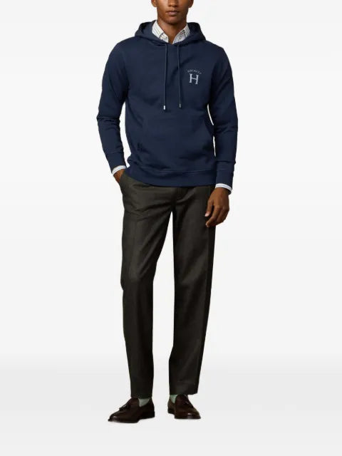 Hackett London logo-print hoodie