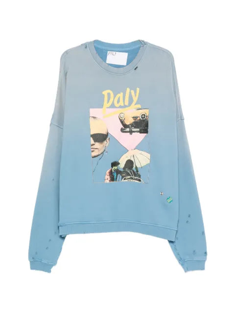 Paly crew-neck graphic-print sweatshirt