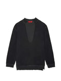 424 frayed bouclé sweater