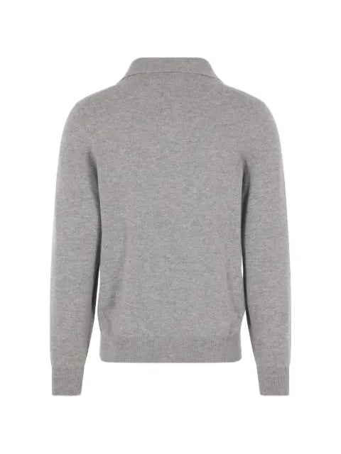 Brunello Cucinelli cashmere polo-collar sweater